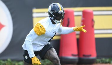First look at former Seahawks WR DK Metcalf in a Steelers uniform