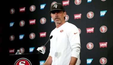 Kyle Shanahan defends 49ers' offseason strategy: 'We have a solid O-line'