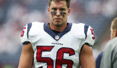 56 days until the Texans' 2025 season opener: Who has worn No.56?