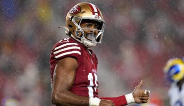 Jauan Jennings leaves practice with calf issue