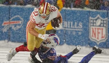 PFSN includes 6 49ers, no Christian McCaffrey