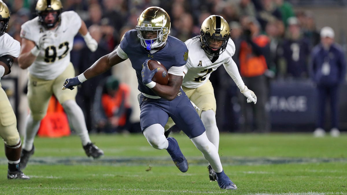 PFF ranks Notre Dame's Love as top running back for 2026 NFL Draft