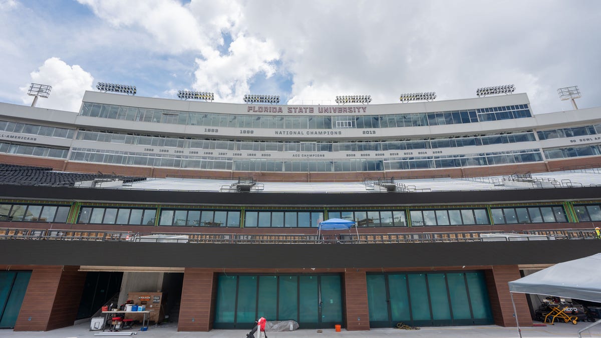Renovated FSU football field video, photo tour