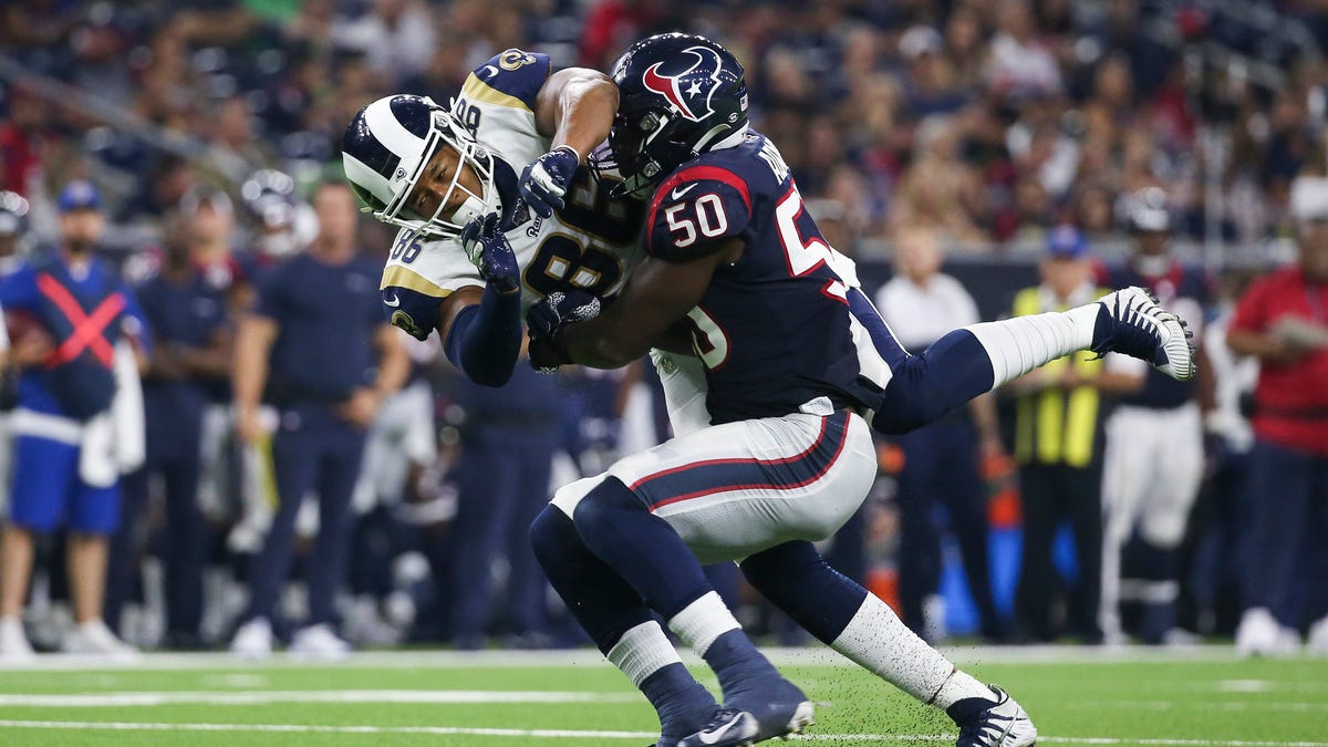 50 days until the Texans' 2025 season opener: Who has worn No.50
