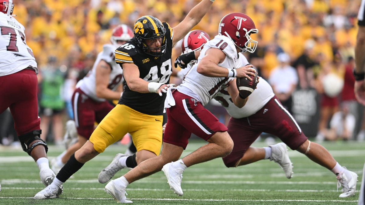 Iowa Hawkeyes DE Max Llewellyn