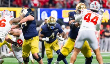 Notre Dame RB Jeremiyah Love may be the best RB in the NFL Draft