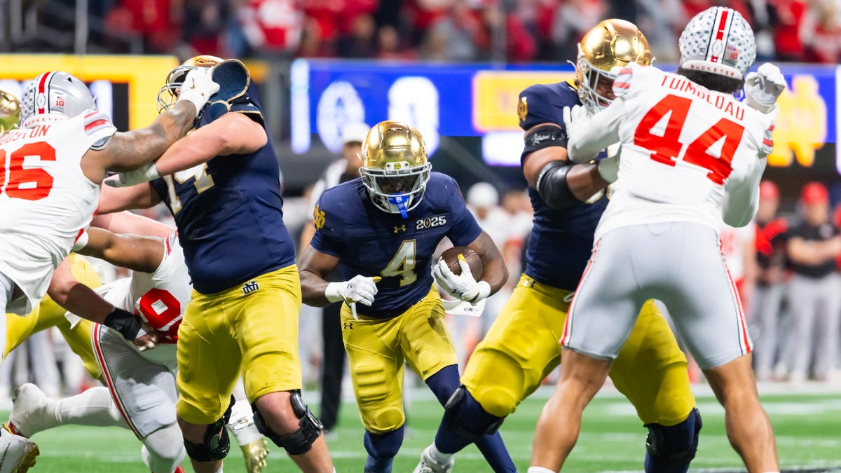 Notre Dame RB Jeremiyah Love may be the best RB in the NFL Draft