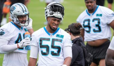 Panthers bring in 14 players for workouts on Monday