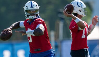 QBs Anthony Richardson, Daniel Jones uneven to start