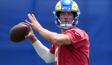 LA Rams QB Matthew Stafford is week-to-week with back injury