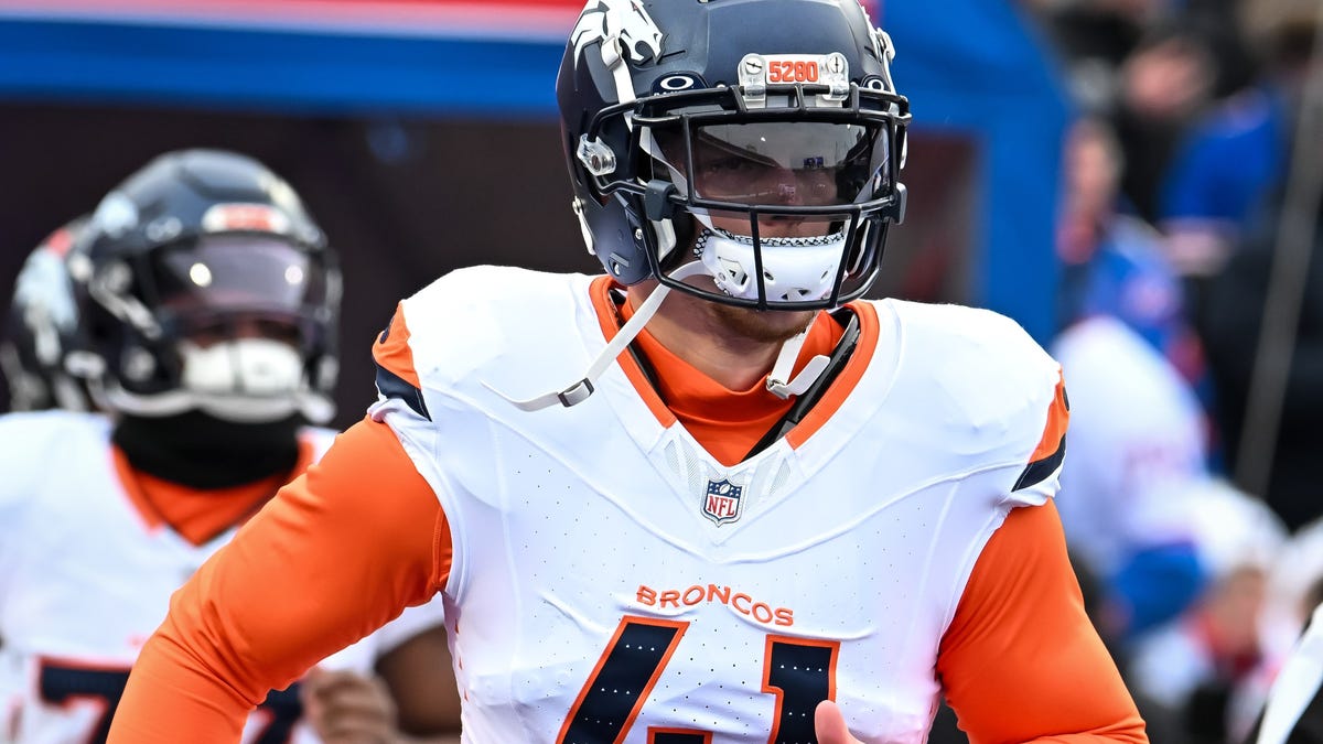 Drew Sanders carted off practice field