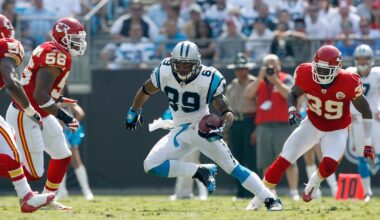 Legendary Panthers WR visited Chiefs Training Camp on Sunday