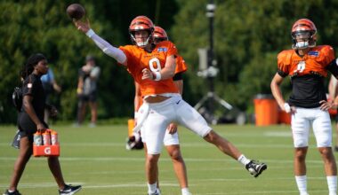 Bengals training camp observations: Practice intensifies
