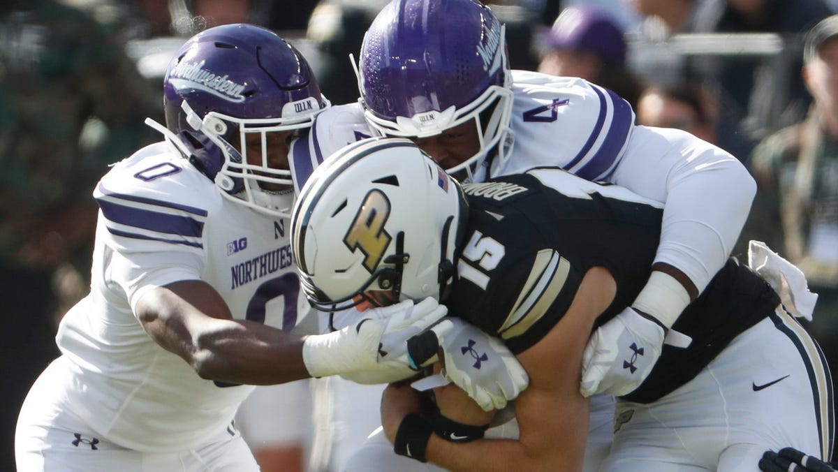 Northwestern Wildcats DE Anto Saka