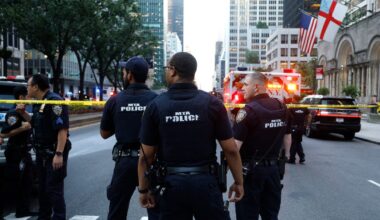 NYC shooting where NFL headquarters is located injures multiple people