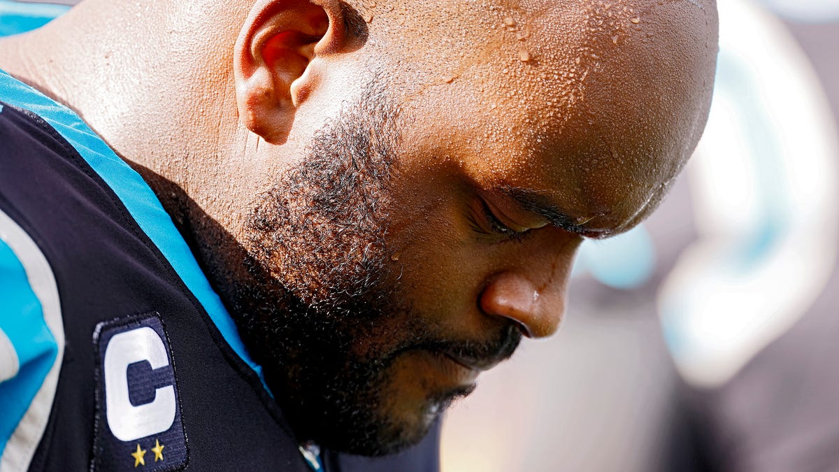 Emotional Taylor Moton talks about his future