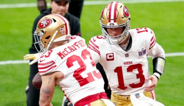 49ers fantasy forecast: ESPN projects bounce-back for Brock Purdy and Christian McCaffrey