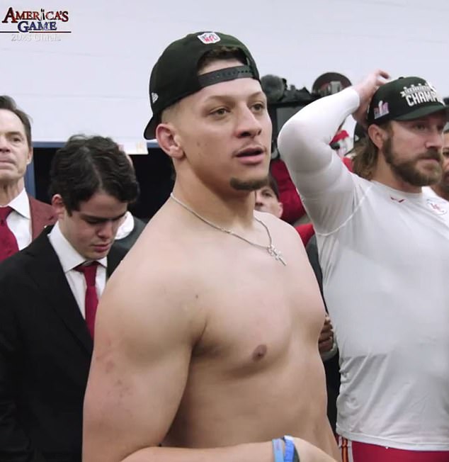 The Kansas City Chiefs star previously went viral among NFL fans for his physique