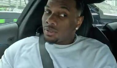 Malik Nabers was frightened during stretches of his in-car interview with Dale Earnhardt Jr.