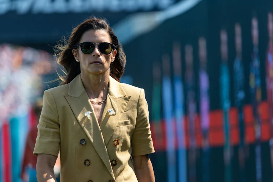 MONTREAL, CANADA - JUNE 14: Danica Patrick of Sky Sports walks in the paddock during qualifying ahead of the F1 Grand Prix of Canada at Circuit Gilles-Villeneuve on June 14, 2025 in Montreal, Canada. (Photo by Kym Illman/Getty Images)Kym Illman&sol;Getty Images