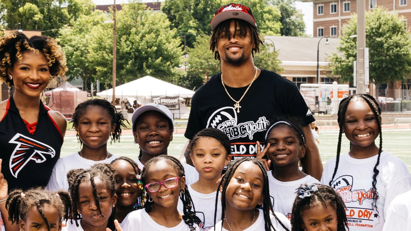 AJ Terrell Atlanta Falcons HBCU NFL Morehouse Summercamp