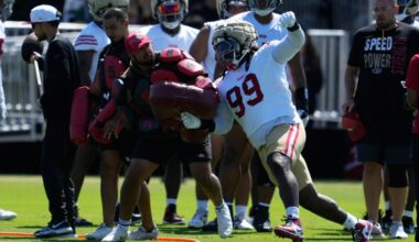 49ers' C.J. West shows off 'violent' hands on rebuilt defense