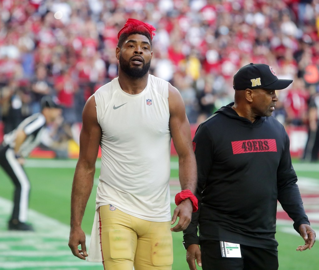 Jauan Jennings reports on time; Pearsall on mend