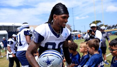 Dallas takes field for first full-pads practice