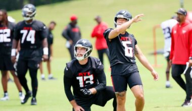 Atlanta Falcons kicker Younghoe Koo has competition to retain his job
