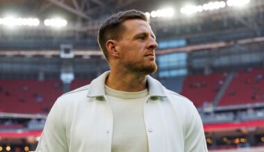 Former Houston Texans star J.J. Watt and his wife Kealia are donating $100,000 to relief efforts in Texas after deadly floods.