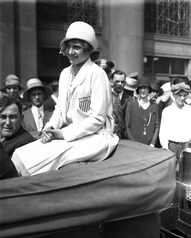 Elizabeth "Betty" Robinson, Olympic winner for track, circa 1928. (Chicago Tribune historical photo)