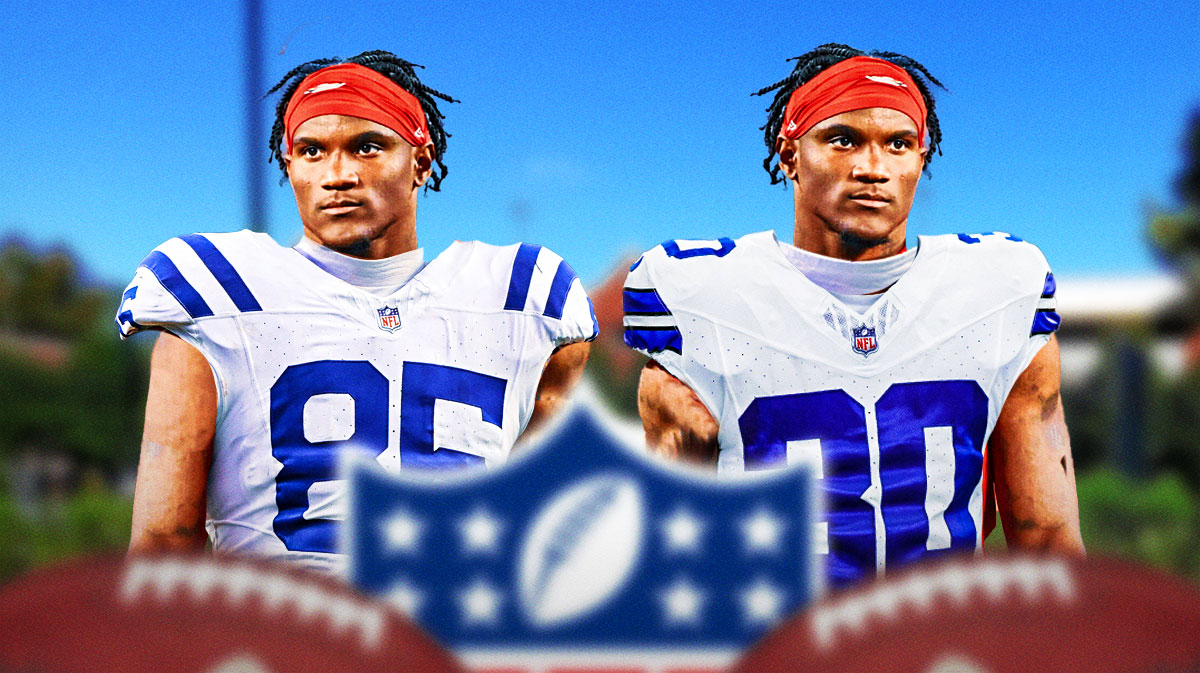 Charvarius Ward in a Colts jersey and a Cowboys jersey.