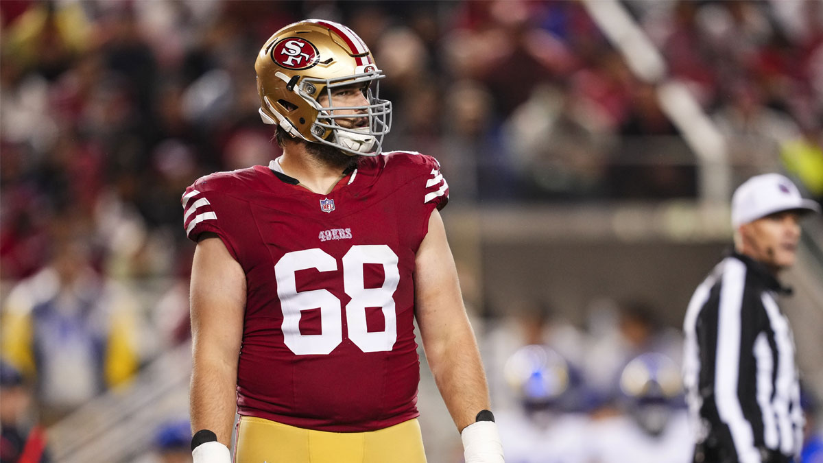 Colton McKivitz ready for a fight during 49ers contract year – NBC Sports Bay Area & California