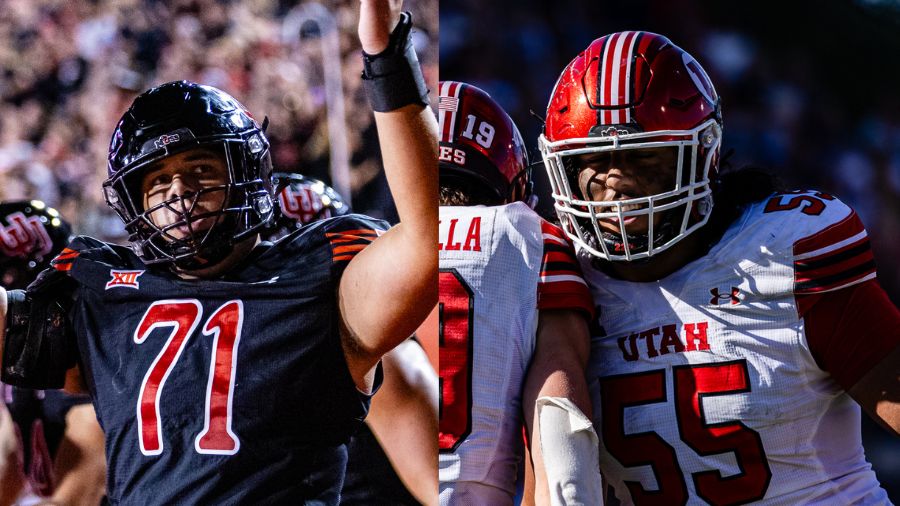 Utah offensive tackles Spencer Fano, Caleb Lomu are first-round picks according to Mel Kiper....