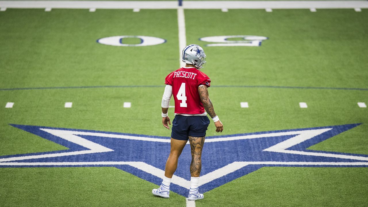Dallas Cowboys quarterback Dak Prescott. (AP Photo)