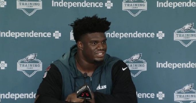 Jordan Davis says he’s down about 26 pounds from last year