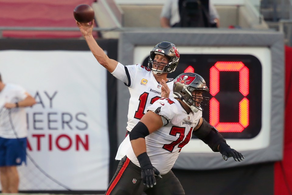 Marpet had a very successful career, helping Brady and the Bucs win Super Bowl LV