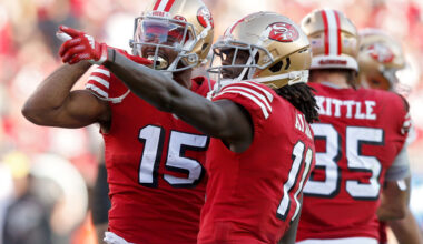 Aiyuk, Jennings, Pearsall, St. Brown