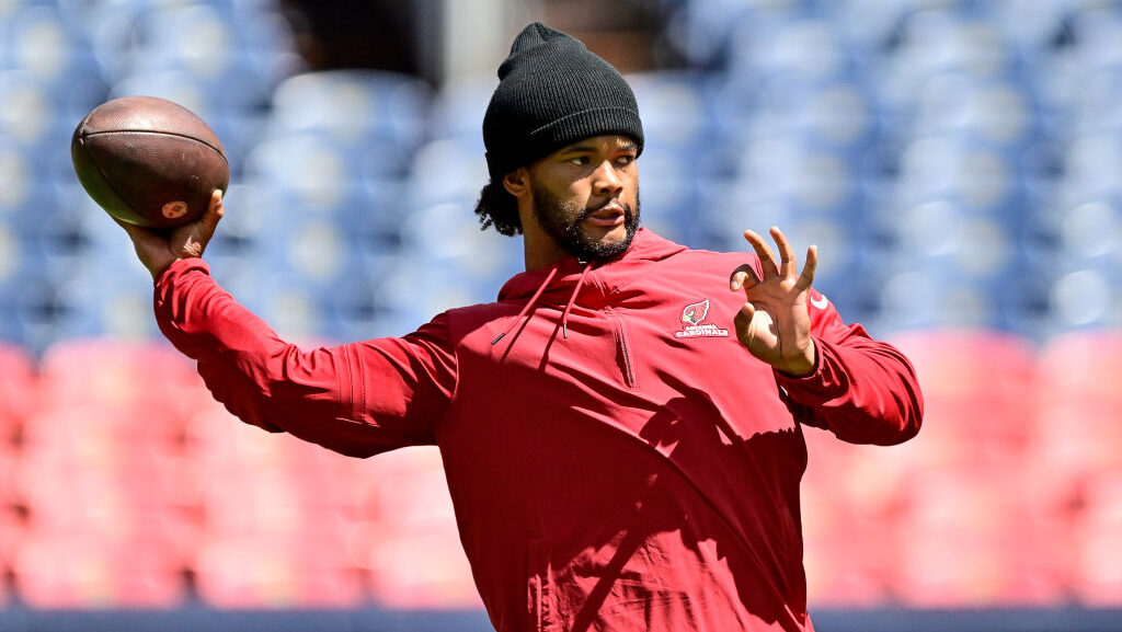 Kyler Murray #1 of the Arizona Cardinals...