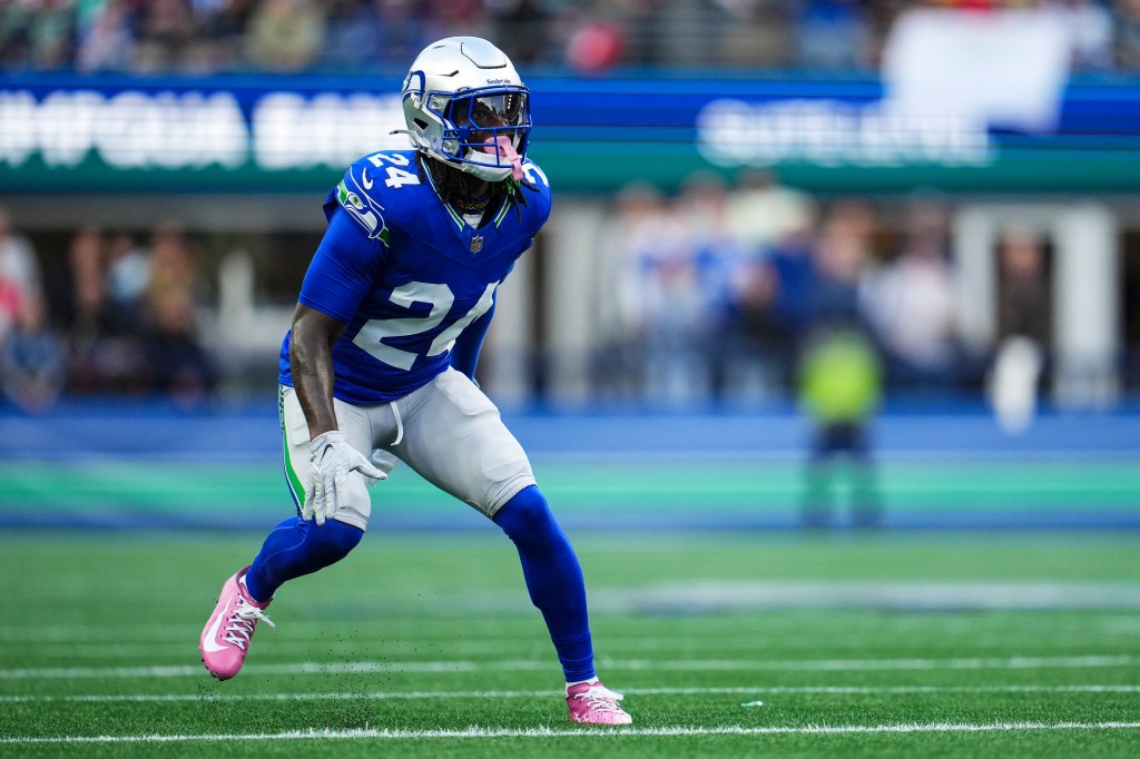 K'Von Wallace playing for the Seahawks last season.