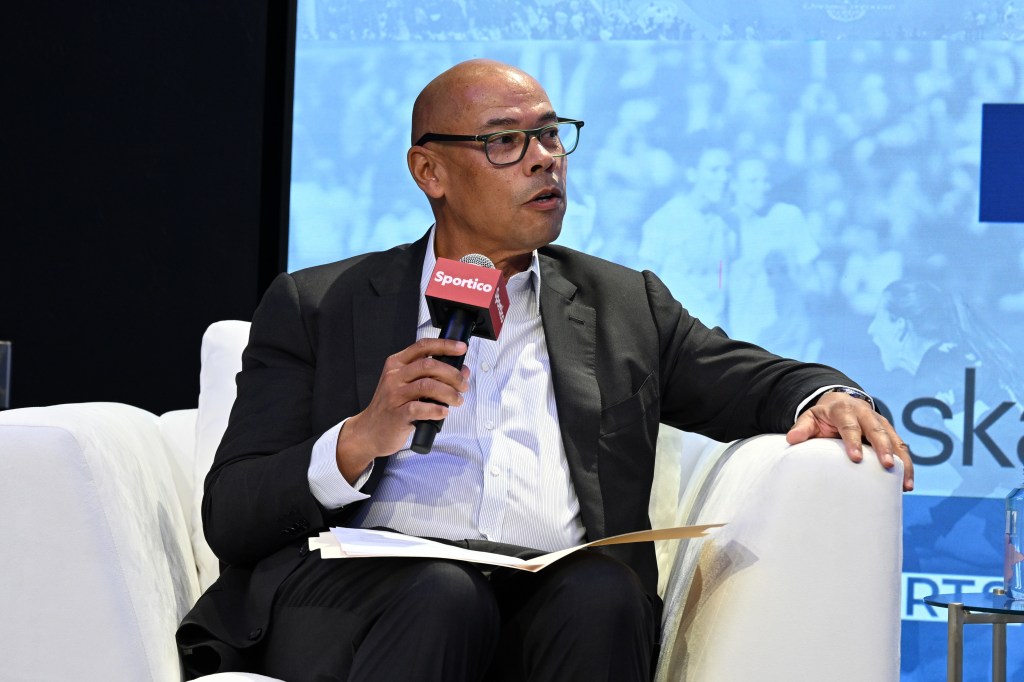 Lloyd Howell at Sportico's Invest in Sports New York held at the Nasdaq MarketSite on November 04, 2024 in New York, New York. 