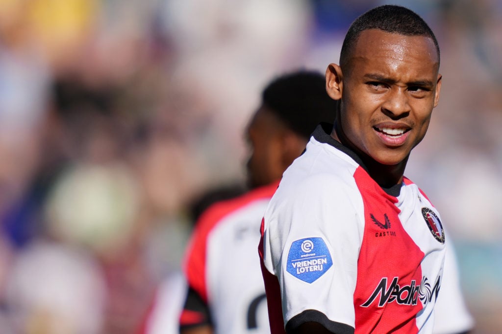 Igor Paixao of Feyenoord during the Dutch Eredivisie match.