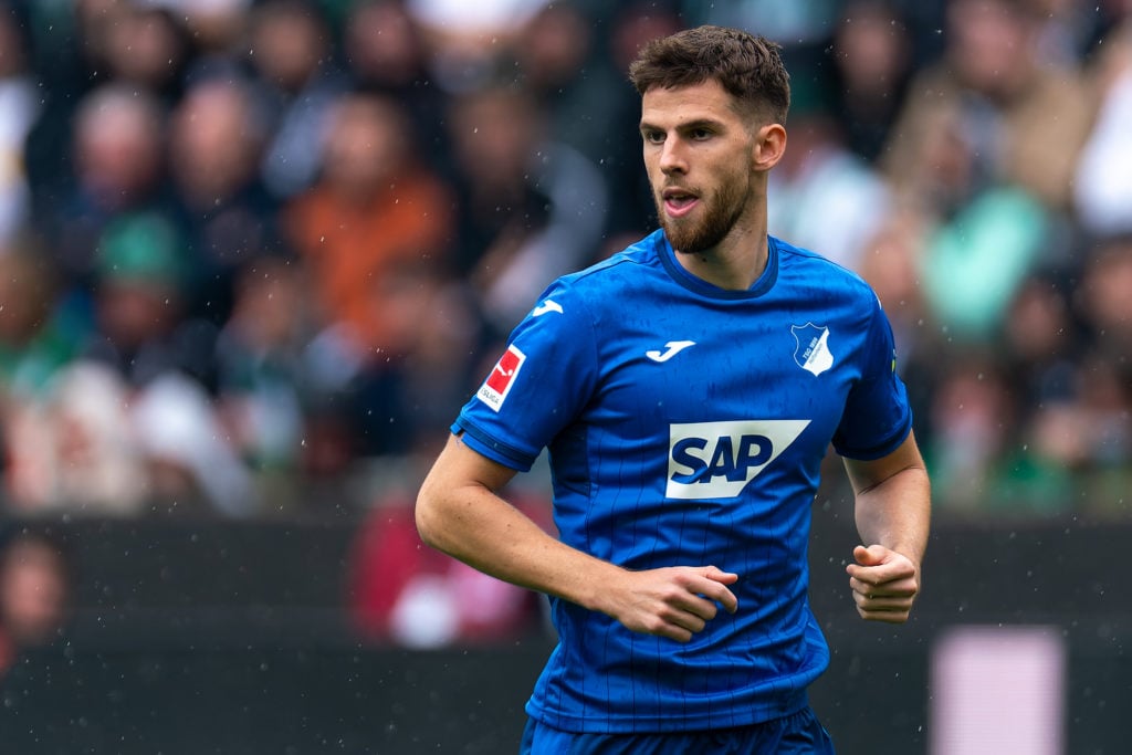 Anton Stach during Hoffenheim vs Borussia Monchengladbach in Bundesliga.