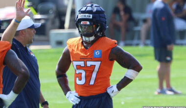 Dre Greenlaw exits Broncos practice early on Thursday with injury