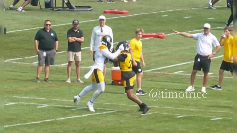 Steelers training camp fight