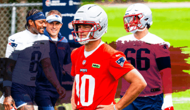 Patriots have bottom-10 support system for Drake Maye – NBC Boston