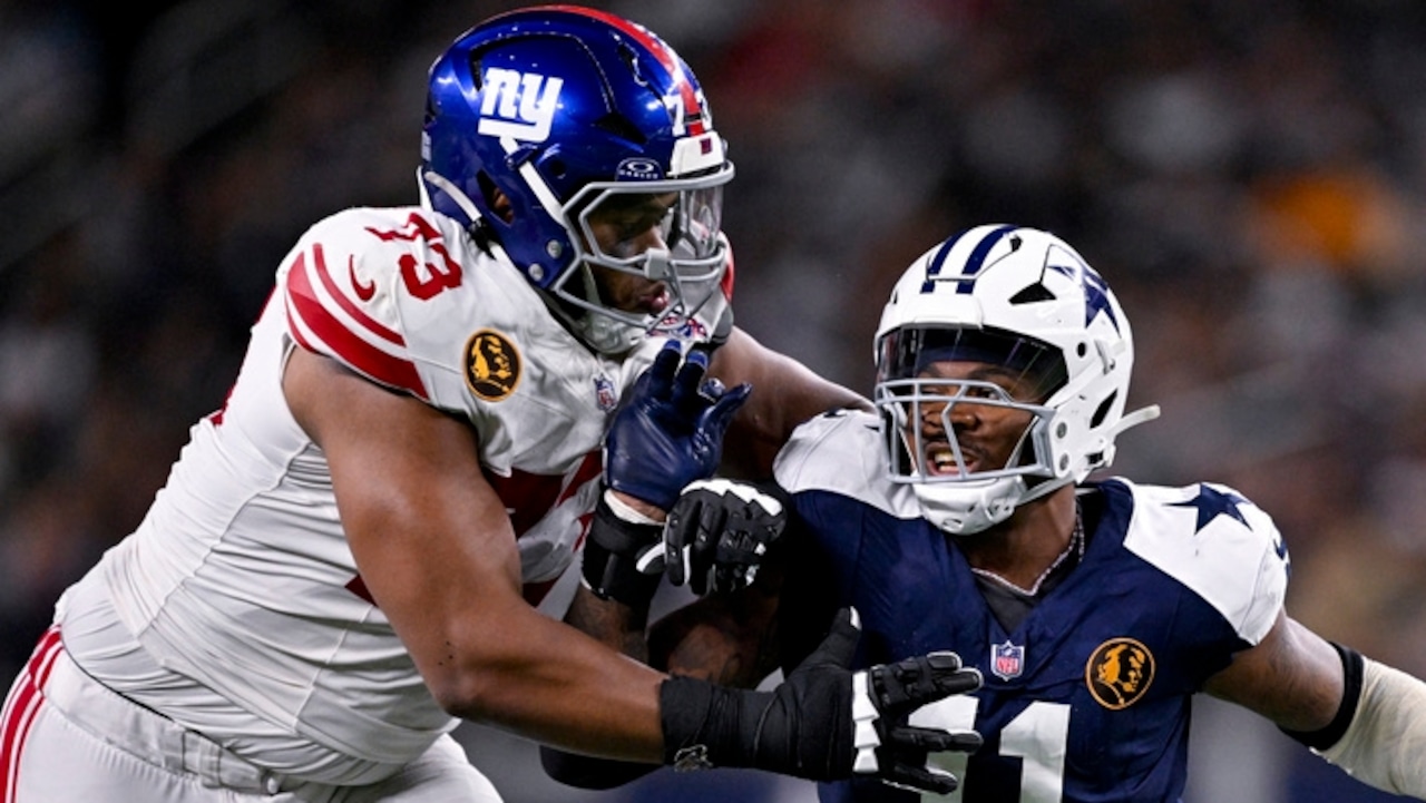 Evan Neal ‘moving stuff’ in new position for New York Giants