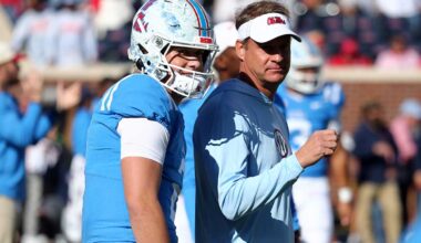 Big Ten, Big Ten running back, Top Big Ten running back, Kaytron Allen, Nick Singleton, Nick Singleton and Kaytron Allen in Penn State uniforms, football background, Big Ten logo on graphic