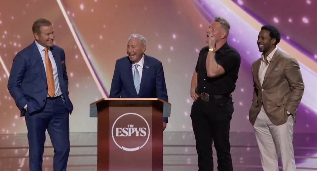 Lee Corso honored at 2025 ESPYS