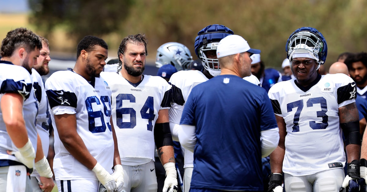 Dallas Cowboys’ OL depth is getting tested immediately after Tyler Guyton’s knee injury